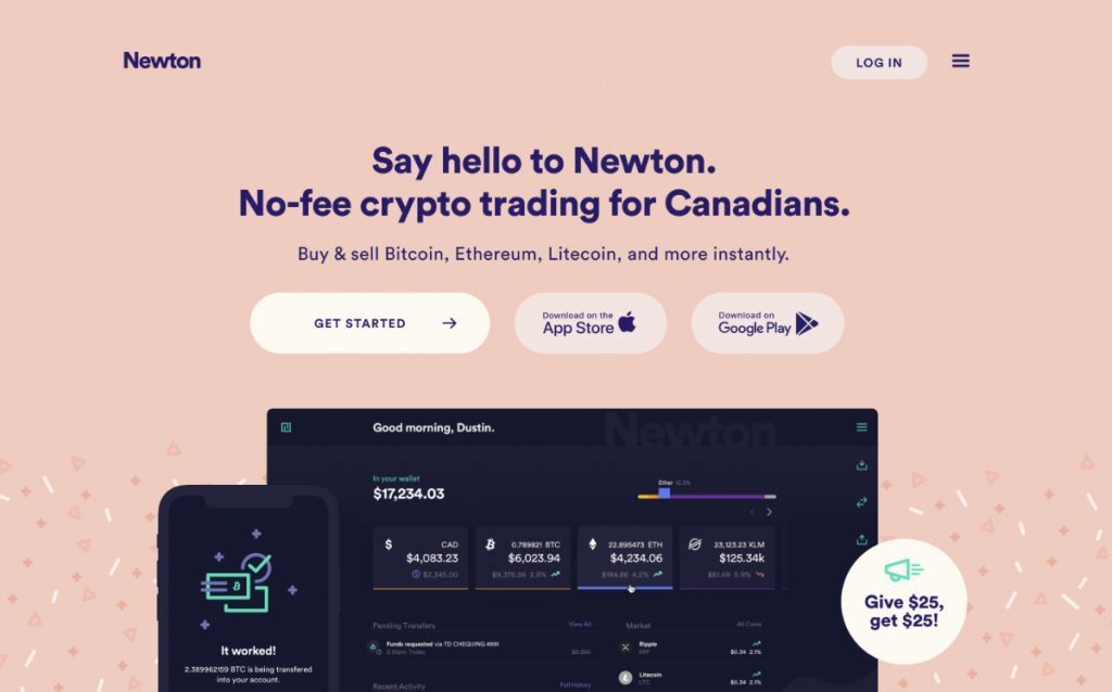 newton crypto exchange